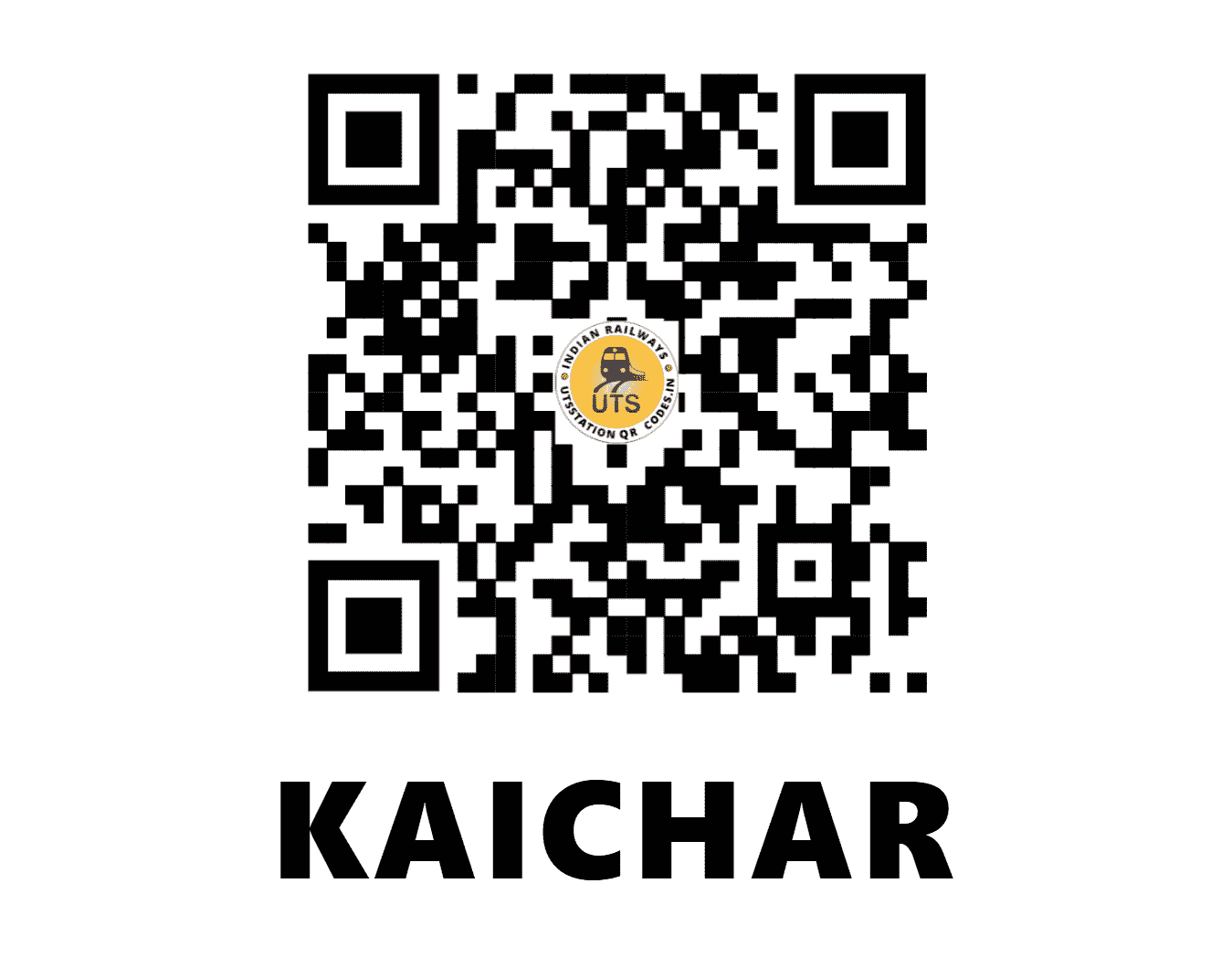 UTS QR Code for KAICHAR - KCY (ER - WEST BENGAL)